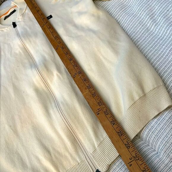 Napapijri Men D-Lofoten F/Z Whitecap Men's Cream full zip Sweater med - Picture 6 of 9